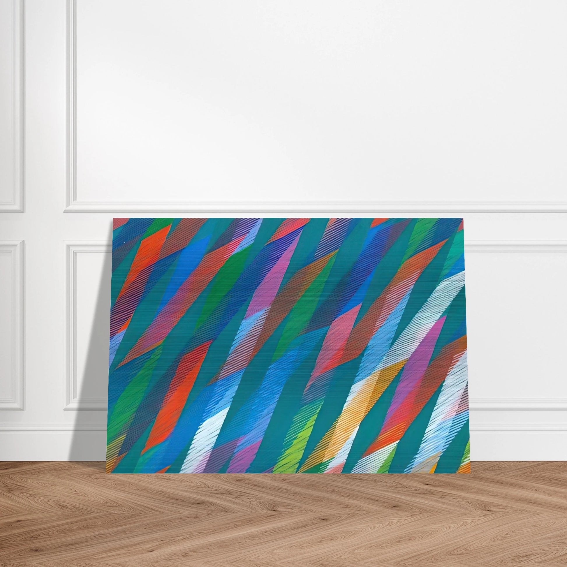 Irish - 1998 - Piero Dorazio Brushed Aluminum Print - 70x100 cm / 28x40 inches | Piero Dorazio Aluminum Print | Piero Dorazio Prints