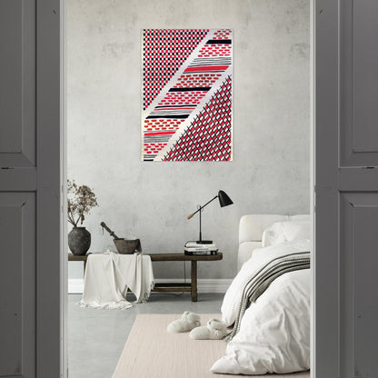 COMPOSITION 13 - Sonia Delaunay Brushed Aluminum Print - 70x100 cm / 28x40 inches | Sonia Delaunay Aluminum Print | Sonia Delaunay Prints
