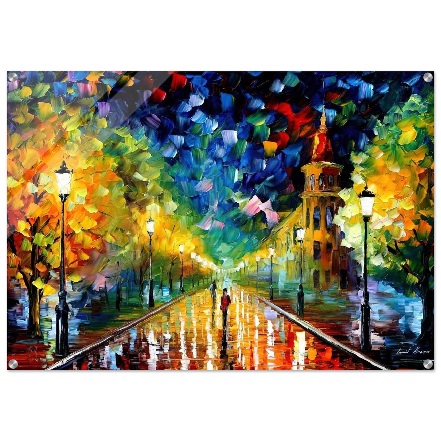 Leonid Afremov - Leonid Afremov Acrylic Print - 70x100 cm / 28x40″ inches