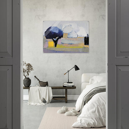 Paysage de Provence - Art Informel - Nicolas de Stael Acrylic Print - 70x100 cm / 28x40″ inches