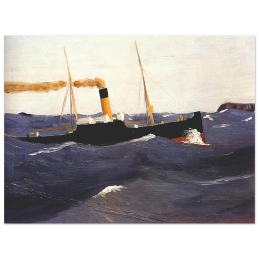 Edward Hopper - Tramp Steamer Fine Art Poster