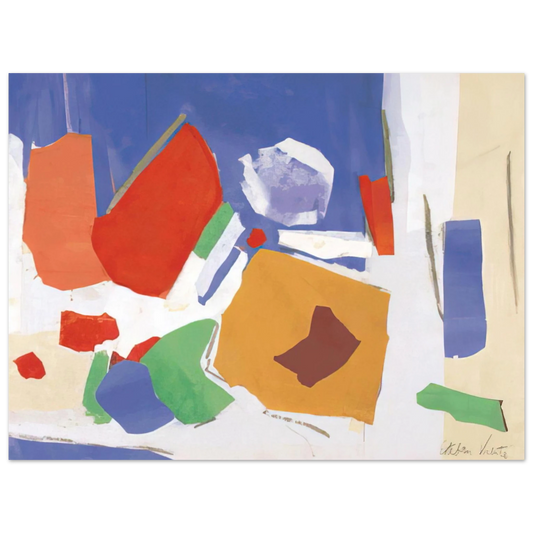 Esteban Vicente - UNTITLED 1988  75x100 cm / 30x40inches Fine Art Poster