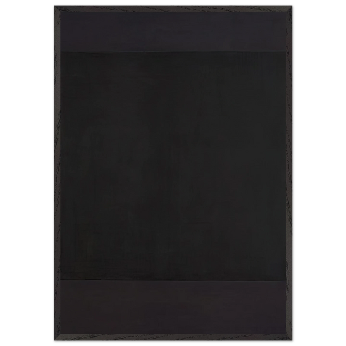 No 7 - 1964 - Mark Rothko 70x100 cm / 28x40 inches Framed Art Print – Black Wooden Frame