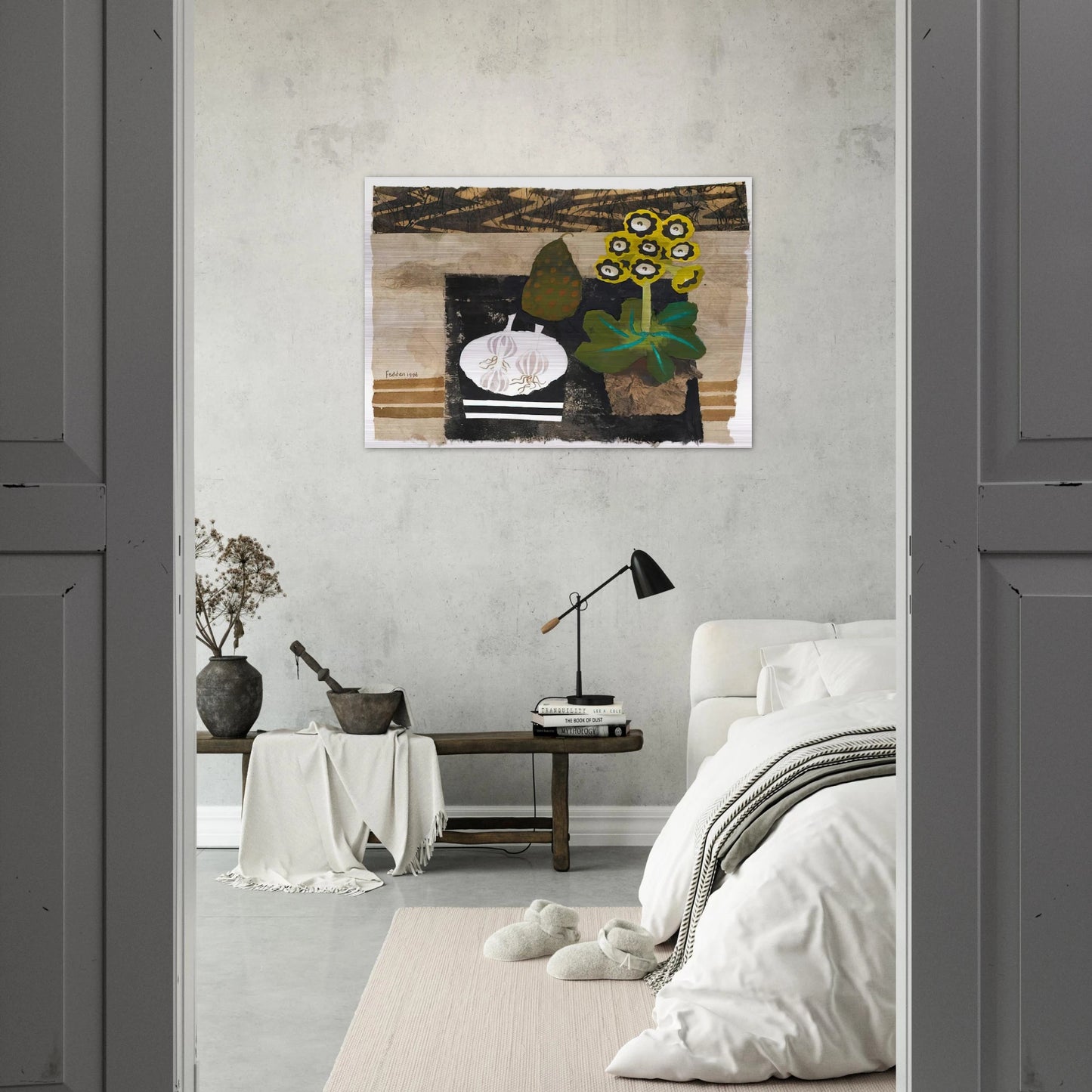 Auricula - 1996 - Mary Fedden Brushed Aluminum Print - 70x100 cm / 28x40 inches | Mary Fedden Aluminum Print | Mary Fedden Prints