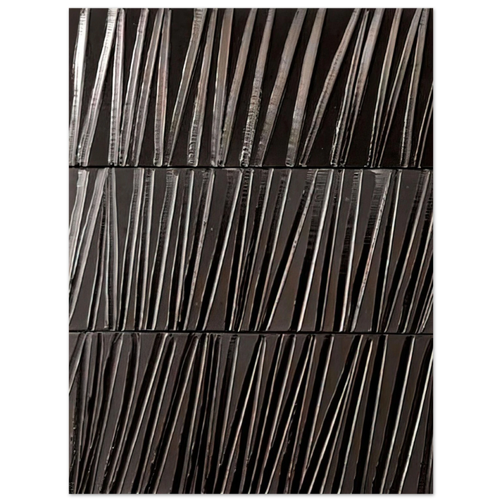 Pierre Soulages - Peinture 244 x 181 cm, 23 novembre 2010 - 2010  75x100 cm / 30x40inches Fine Art Poster
