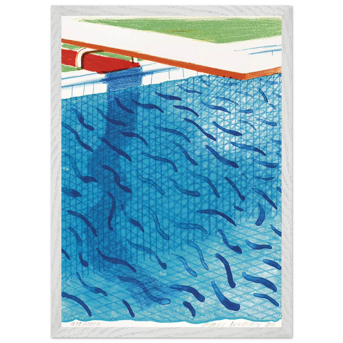 David Hockney - David Hockney Wall art - 60x80 cm / 24x32 inches - Fine Art Poster-canvas - -