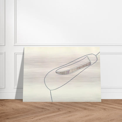 UNTITLED 1965 1 - Eva Hesse Brushed Aluminum Print - 70x100 cm / 28x40 inches | Eva Hesse Aluminum Print | Eva Hesse Prints