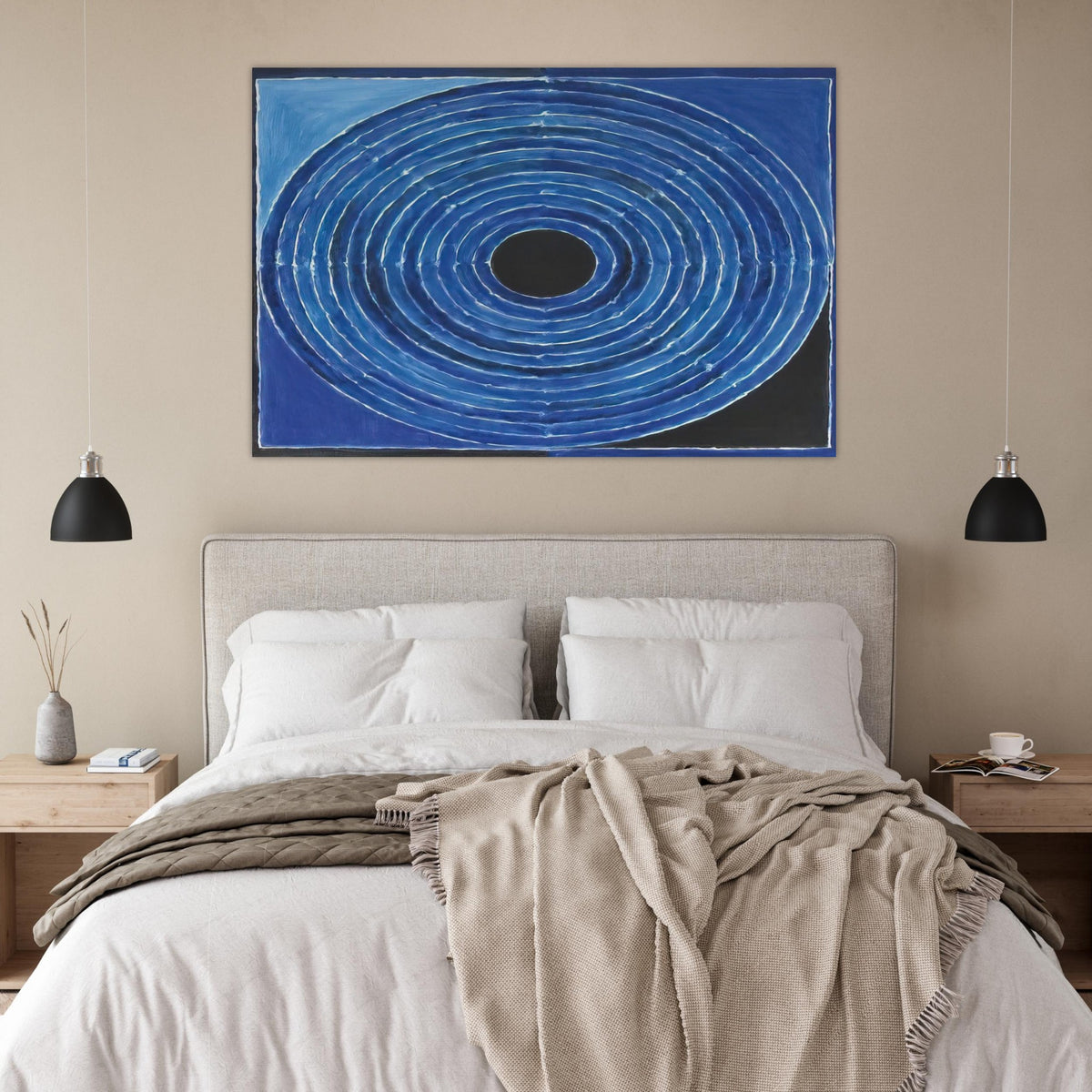 Bindu - Abstract Art - S. H. Raza Art Prints - 100x150 cm / 40x60″ inches | S. H. Raza Poster | S. H. Raza Prints