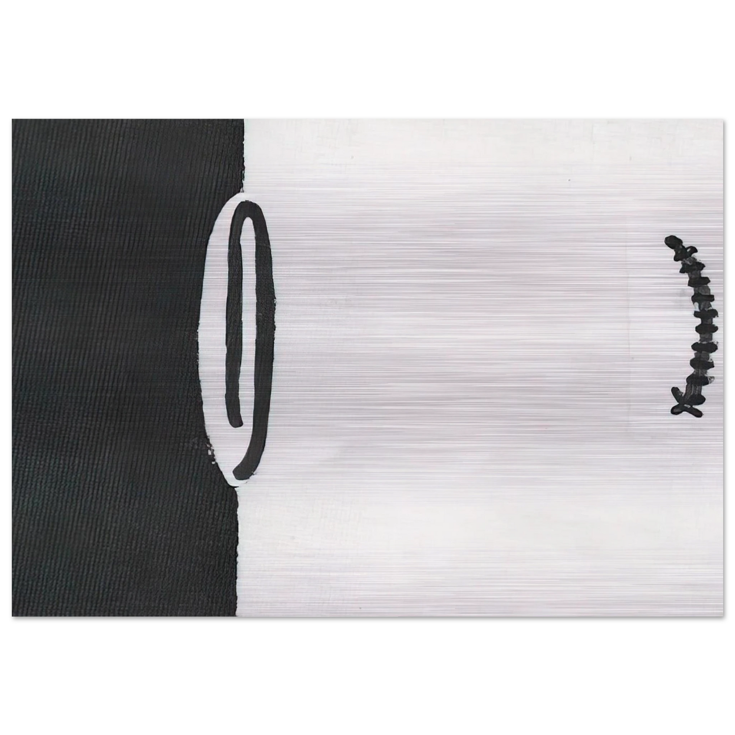 No. 40 - 1949 - Forrest Bess Brushed Aluminum Print - 70x100 cm / 28x40 inches | Forrest Bess Aluminum Print | Forrest Bess Prints