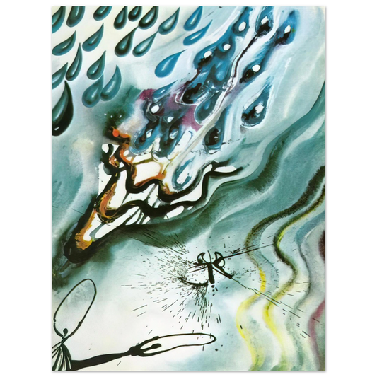 Salvador Dali - THE POOL OF TEARS  75x100 cm / 30x40inches Fine Art Poster