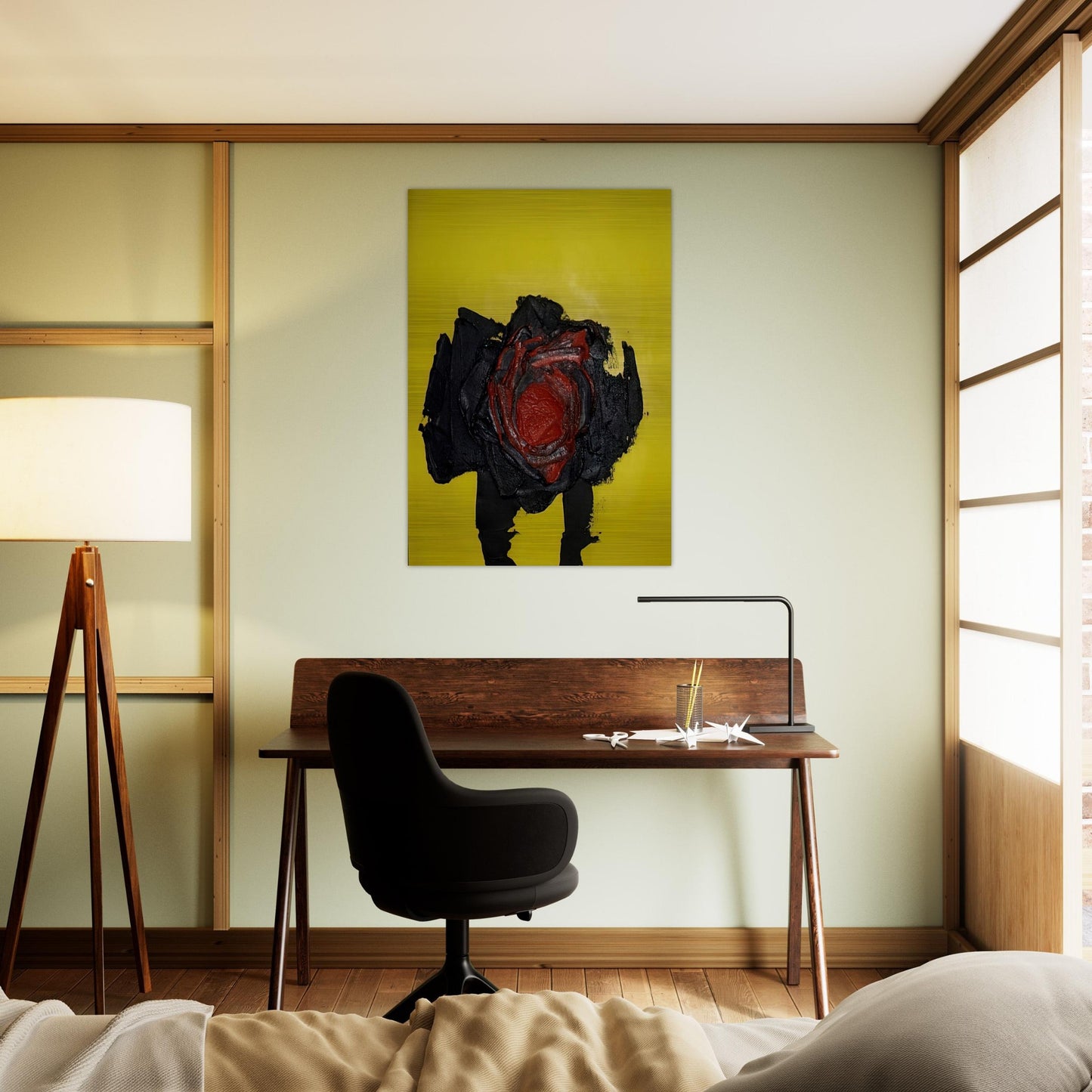 UNTITLED 1963 - Luis Feito Brushed Aluminum Print - 70x100 cm / 28x40 inches | Luis Feito Aluminum Print | Luis Feito Prints