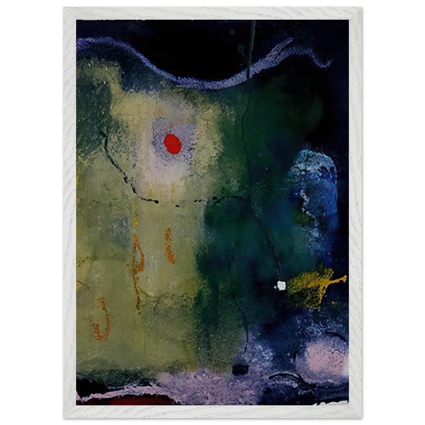 Helen Frankenthaler - The Other Side of the Moon - 1995 Wall art - A1 (59.4 x 84.1  cm) - Fine Art Poster-canvas - -