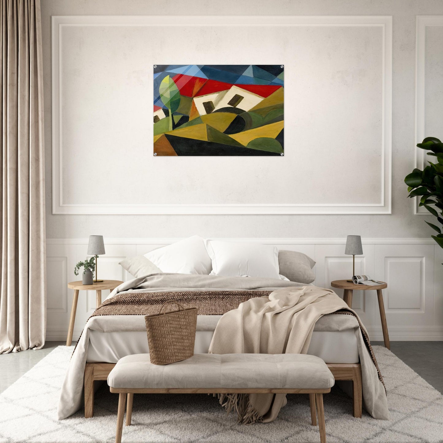LANDSCAPE 1918 - Enrico Prampolini Acrylic Print - 70x100 cm / 28x40″ inches