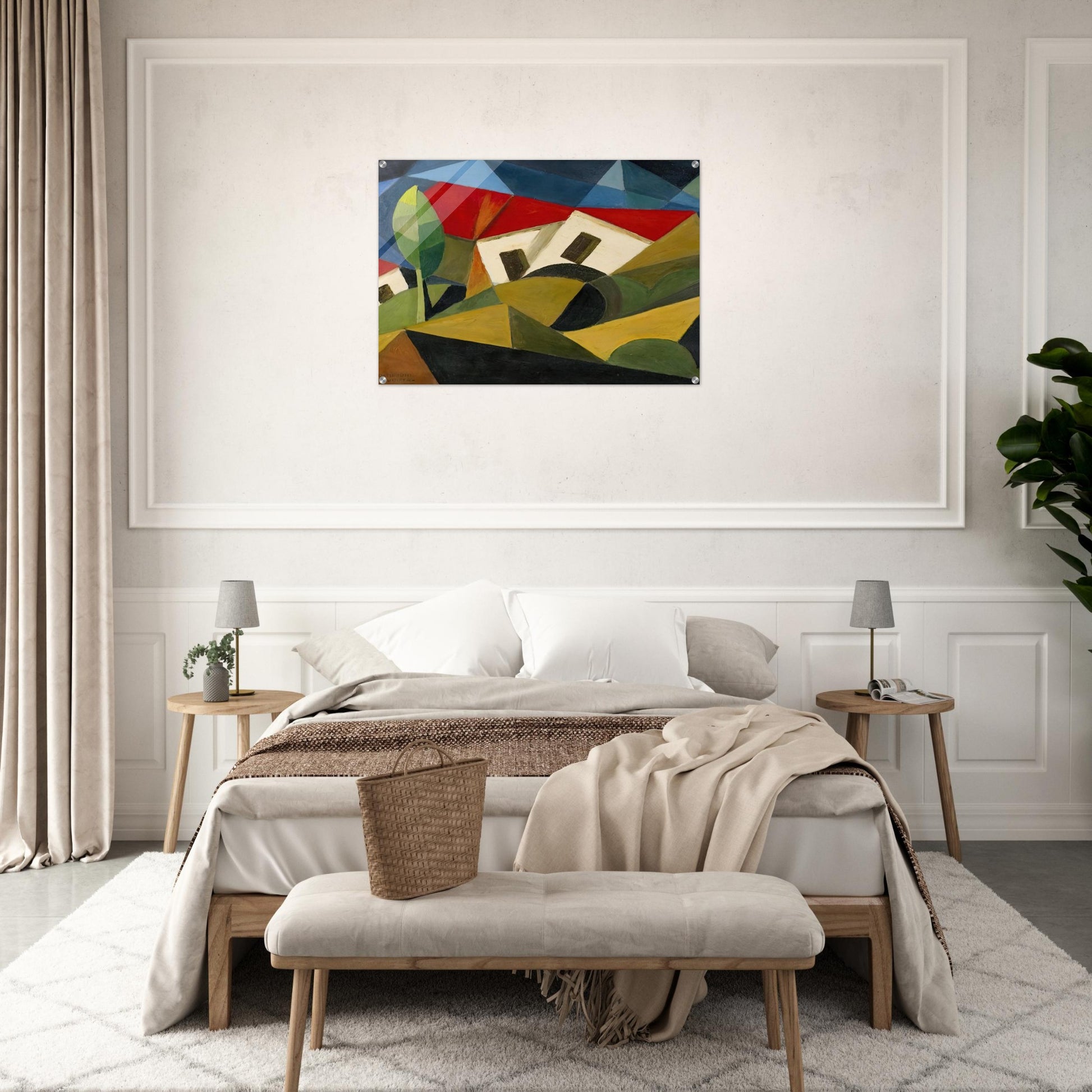 LANDSCAPE 1918 - Enrico Prampolini Acrylic Print - 70x100 cm / 28x40″ inches