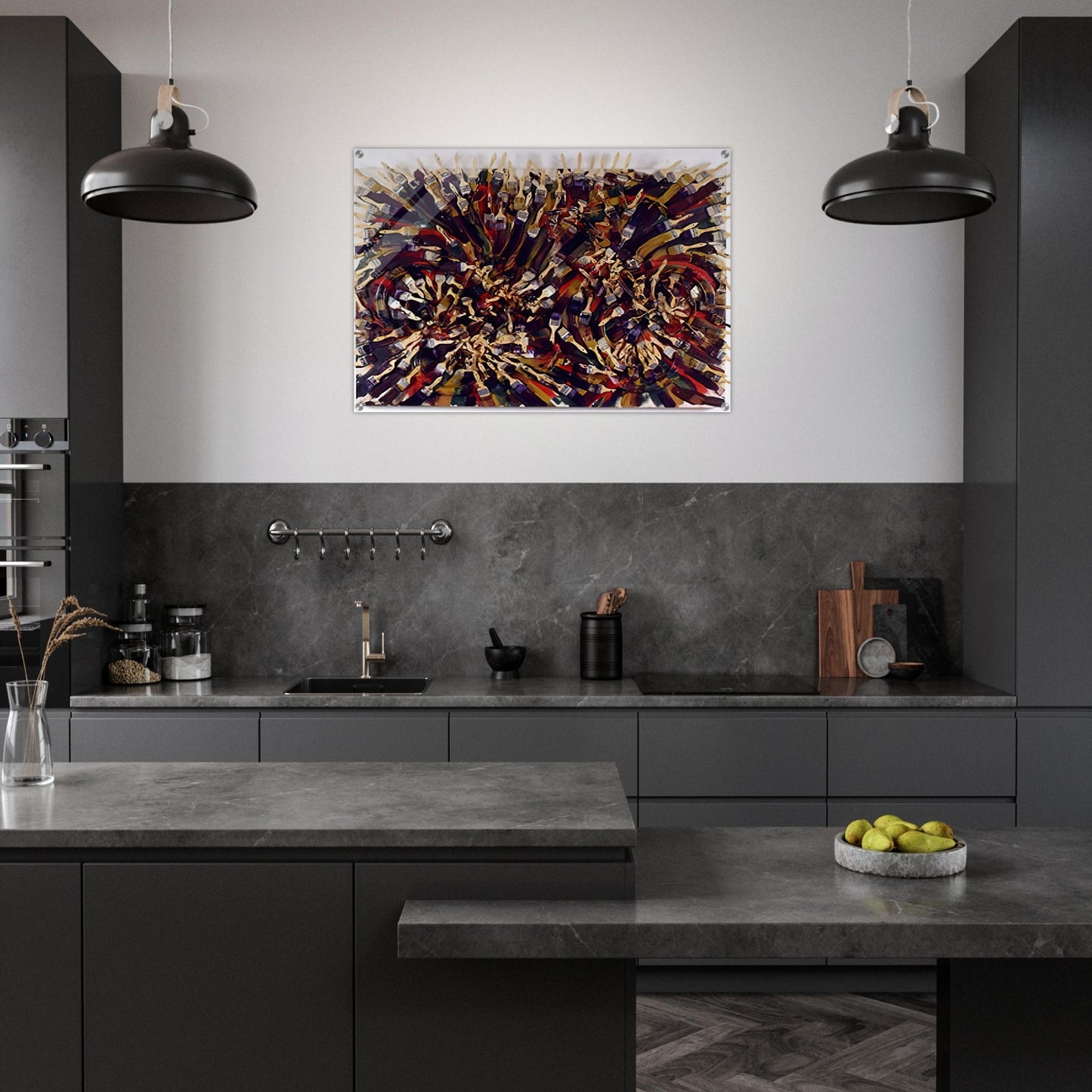 Untitled - 1995 - Arman Acrylic Print - 70x100 cm / 28x40″ inches | Arman Wall Art | Arman Prints