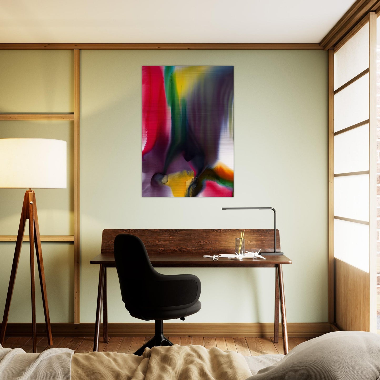 Phenomena Agate Bridge - Paul Jenkins Brushed Aluminum Print - 70x100 cm / 28x40 inches | Paul Jenkins Aluminum Print | Paul Jenkins Prints