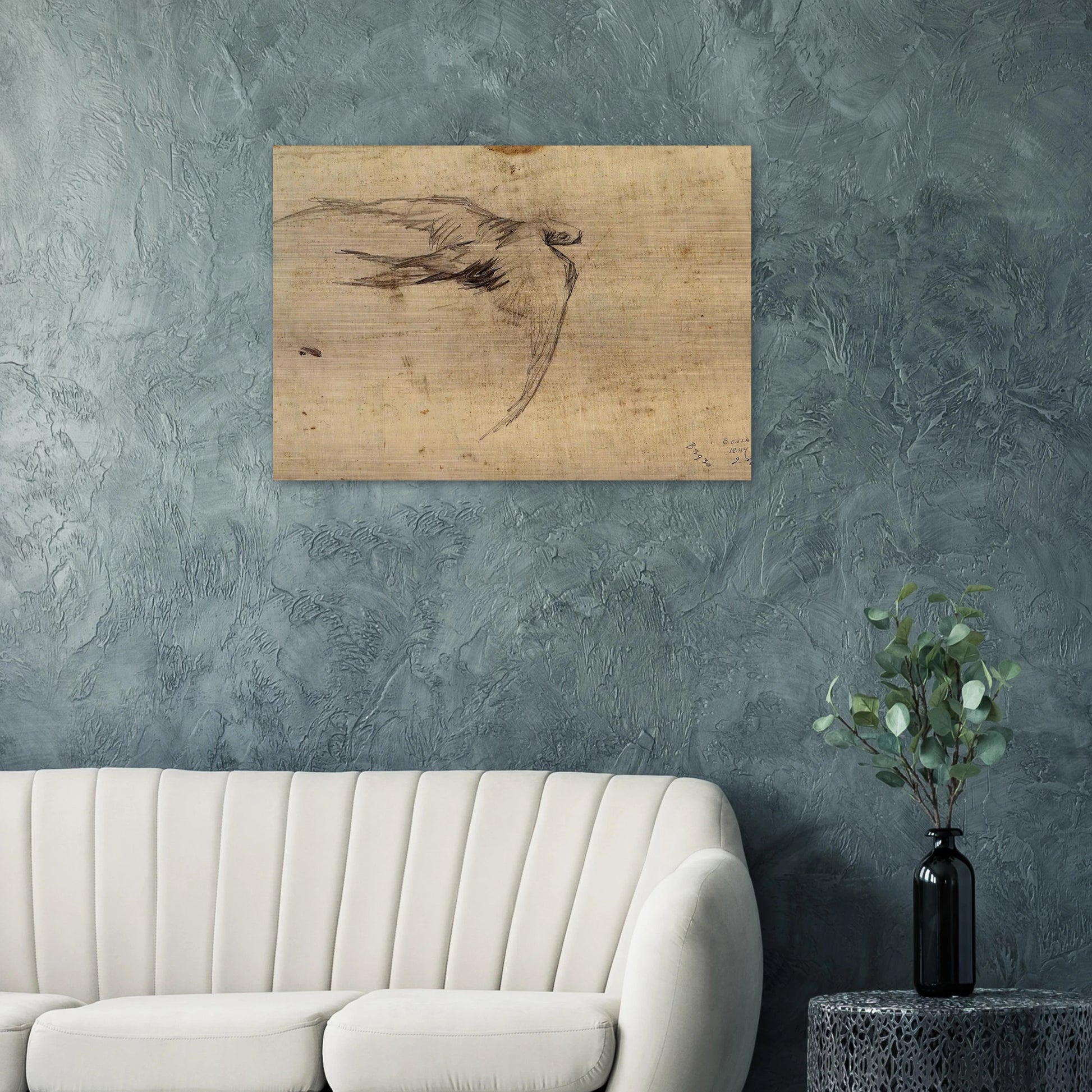 Swift - Vincent van Gogh Brushed Aluminum Print - 70x100 cm / 28x40 inches | Vincent van Gogh Aluminum Print | Vincent van Gogh Prints