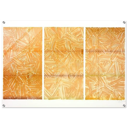 USUYUKI 1979 - Jasper Johns Acrylic Print - 70x100 cm / 28x40″ inches | Jasper Johns Wall Art | Jasper Johns Prints