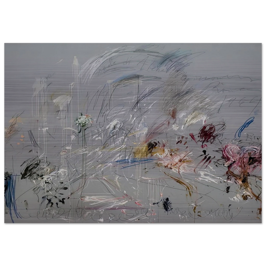 School of Athens - Cy Twombly Brushed Aluminum Print - 70x100 cm / 28x40 inches | Cy Twombly Aluminum Print | Cy Twombly Prints