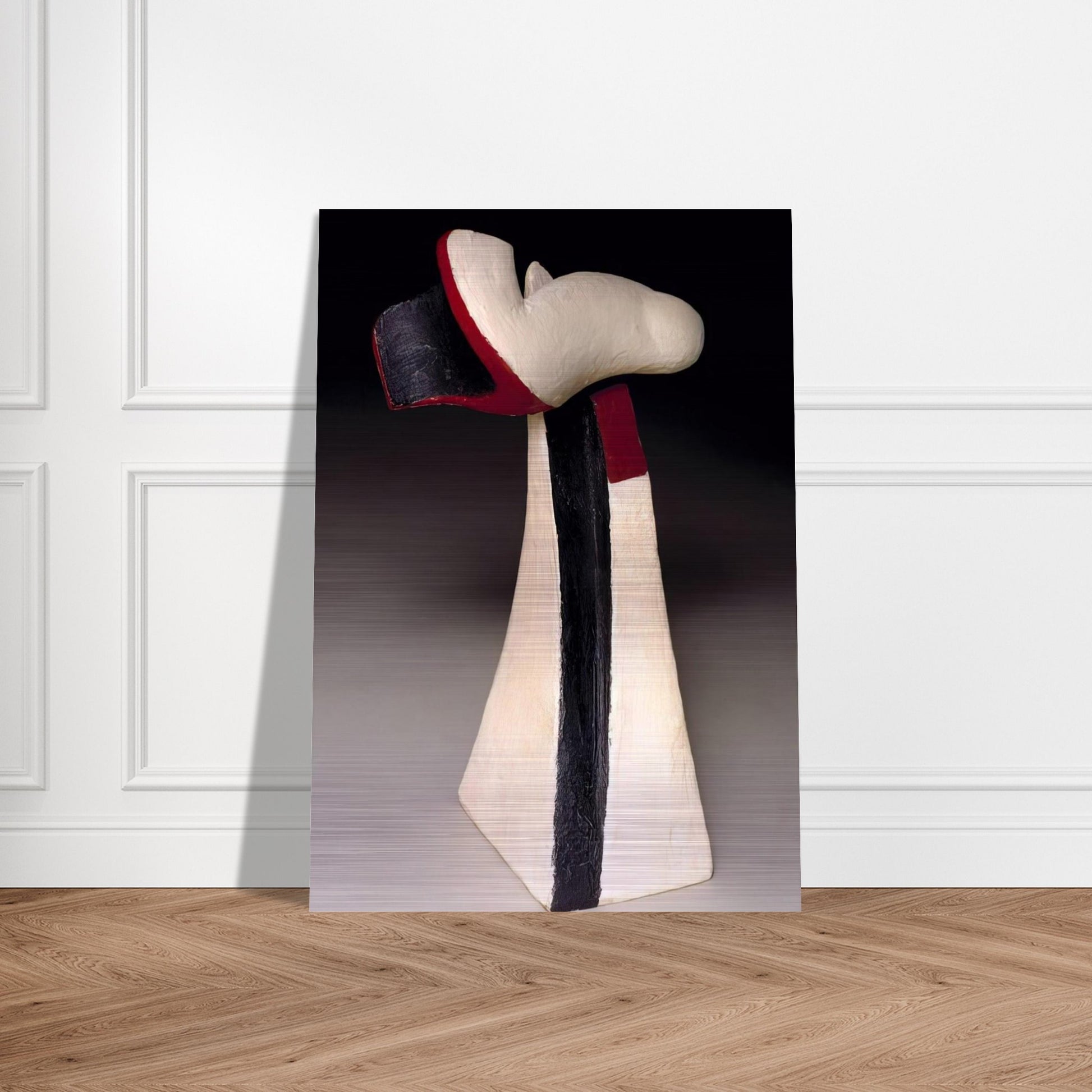 LOFTY 1947 - Kurt Schwitters Brushed Aluminum Print - 70x100 cm / 28x40 inches | Kurt Schwitters Aluminum Print | Kurt Schwitters Prints