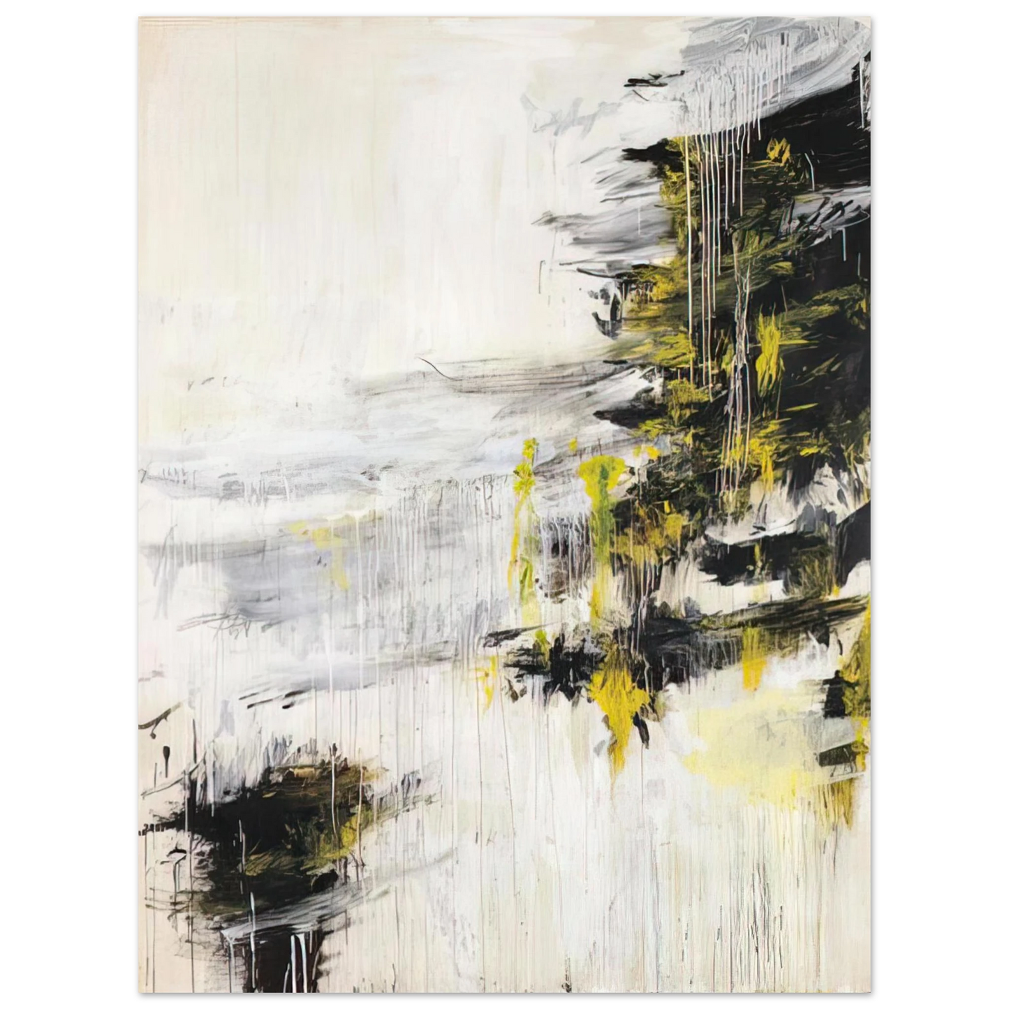 Cy Twombly - Quattro Stagioni II. Inverno  75x100 cm / 30x40inches Fine Art Poster