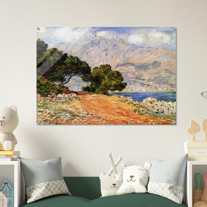Meton Seen from Cap Martin - claude monet Acrylic Print - 70x100 cm / 28x40″ inches | claude monet Wall Art | claude monet Prints