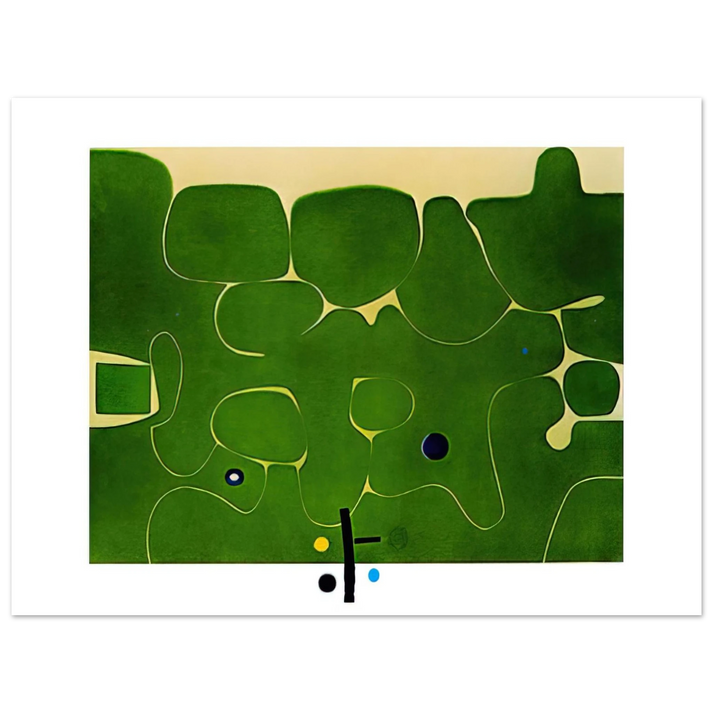 Victor Pasmore - IL LABIRINTO DELLA PSICHE 1986  75x100 cm / 30x40inches Fine Art Poster