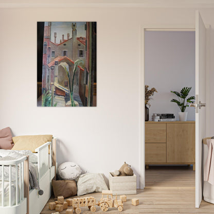 ROOFS - Vanessa Bell Brushed Aluminum Print - 70x100 cm / 28x40 inches | Vanessa Bell Aluminum Print | Vanessa Bell Prints