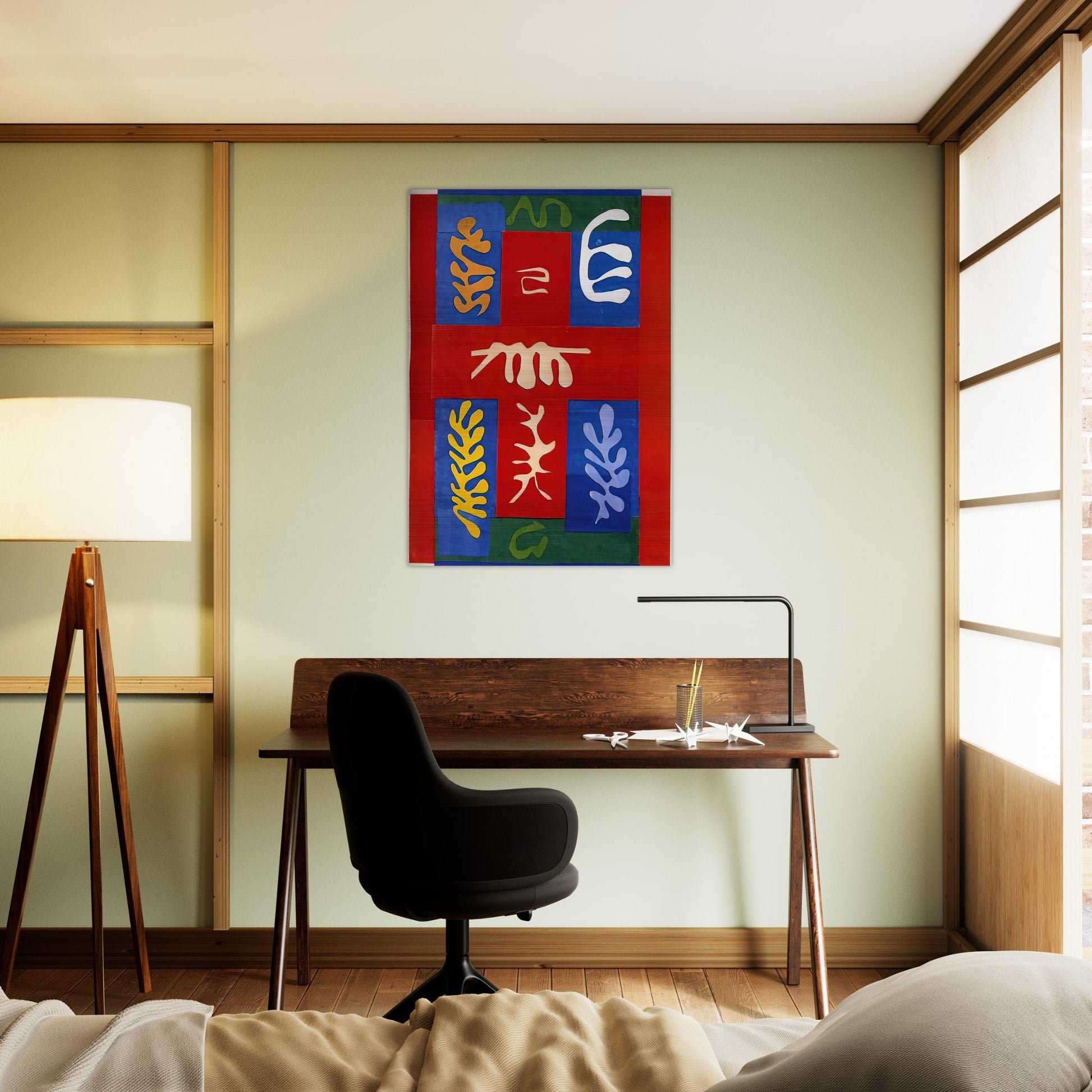 CUT OUTS 4 - Henri Matisse Brushed Aluminum Print - 70x100 cm / 28x40 inches | Henri Matisse Aluminum Print | Henri Matisse Prints