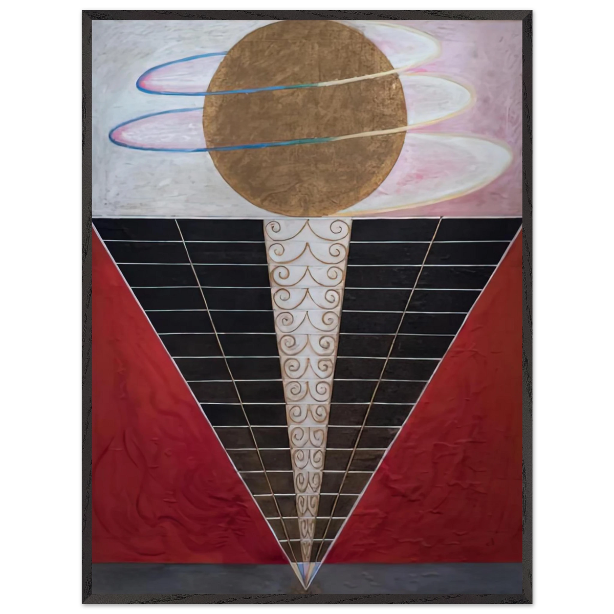 Hilma af Klint - ALTARPIECE NO 2 1915 Wall art - 70x100 cm / 28x40 inches - Fine Art Poster-canvas - -