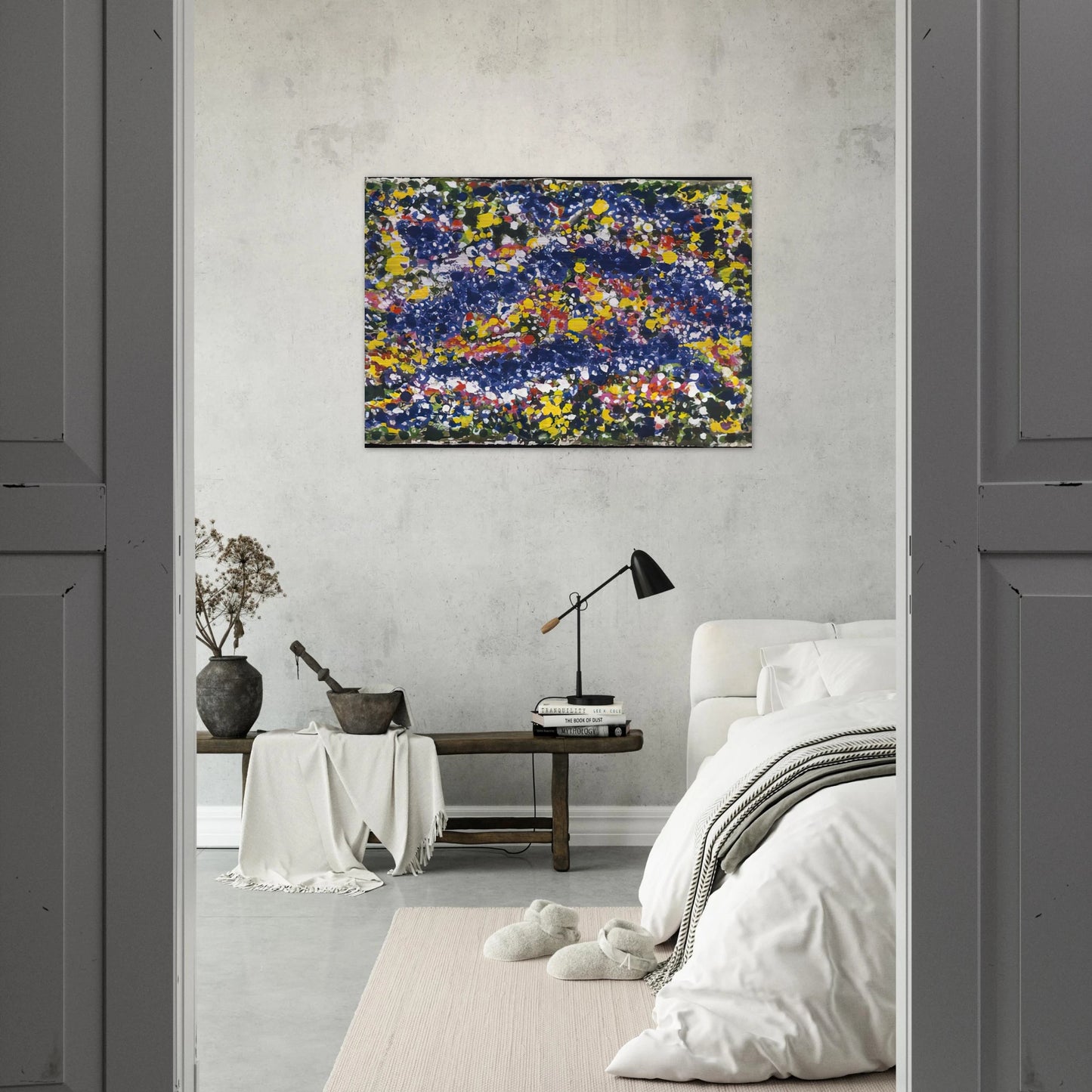 Bird in the Spring - 1992 - Richard Pousette-Dart Brushed Aluminum Print - 70x100 cm / 28x40 inches | Richard Pousette-Dart Aluminum Print | Richard Pousette-Dart Prints