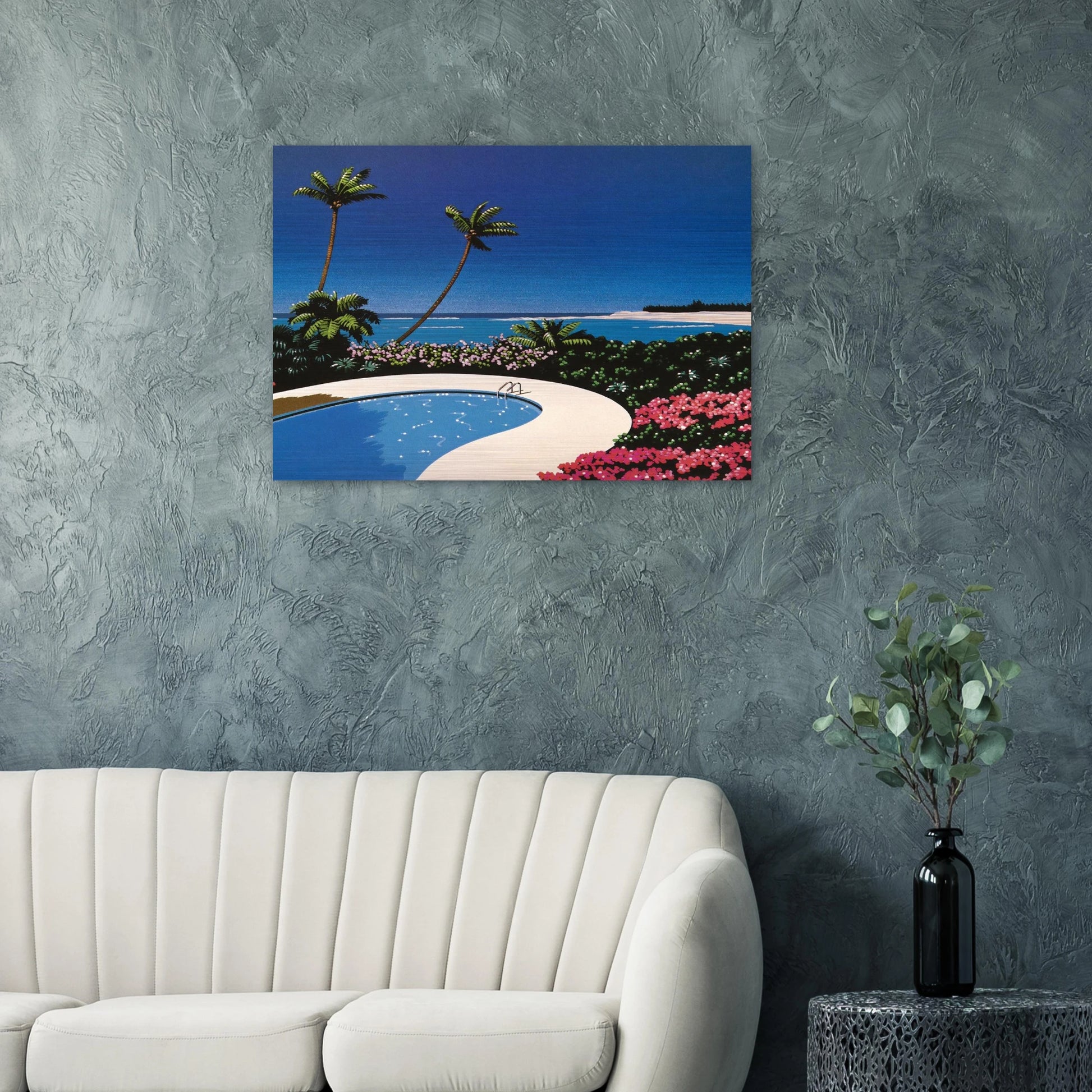Fall of Sound - Hiroshi Nagai Brushed Aluminum Print - 70x100 cm / 28x40 inches | Hiroshi Nagai Aluminum Print | Hiroshi Nagai Prints