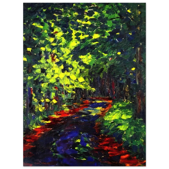 Emil Nolde - Forest Path  75x100 cm / 30x40inches Fine Art Poster