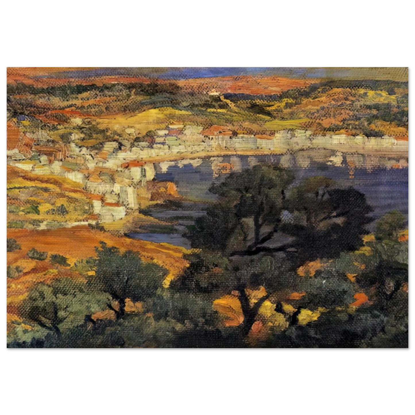CADAQUES 3 - Salvador Dali Brushed Aluminum Print - 70x100 cm / 28x40 inches | Salvador Dali Aluminum Print | Salvador Dali Prints