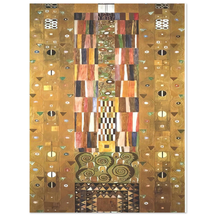 Gustav Klimt - DESIGN FOR THE STOCLETFRIES  75x100 cm / 30x40inches Fine Art Poster