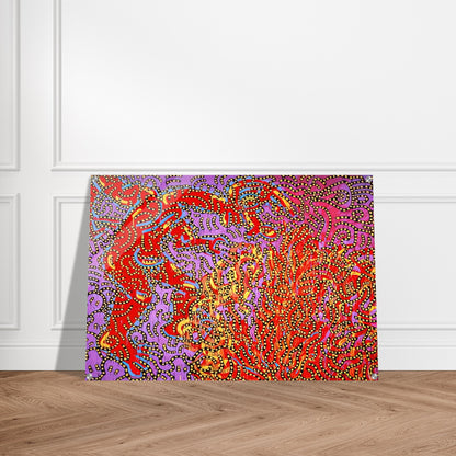MOSES AND THE BURNING BUSH 1985 - Keith Haring Acrylic Print - 70x100 cm / 28x40″ inches