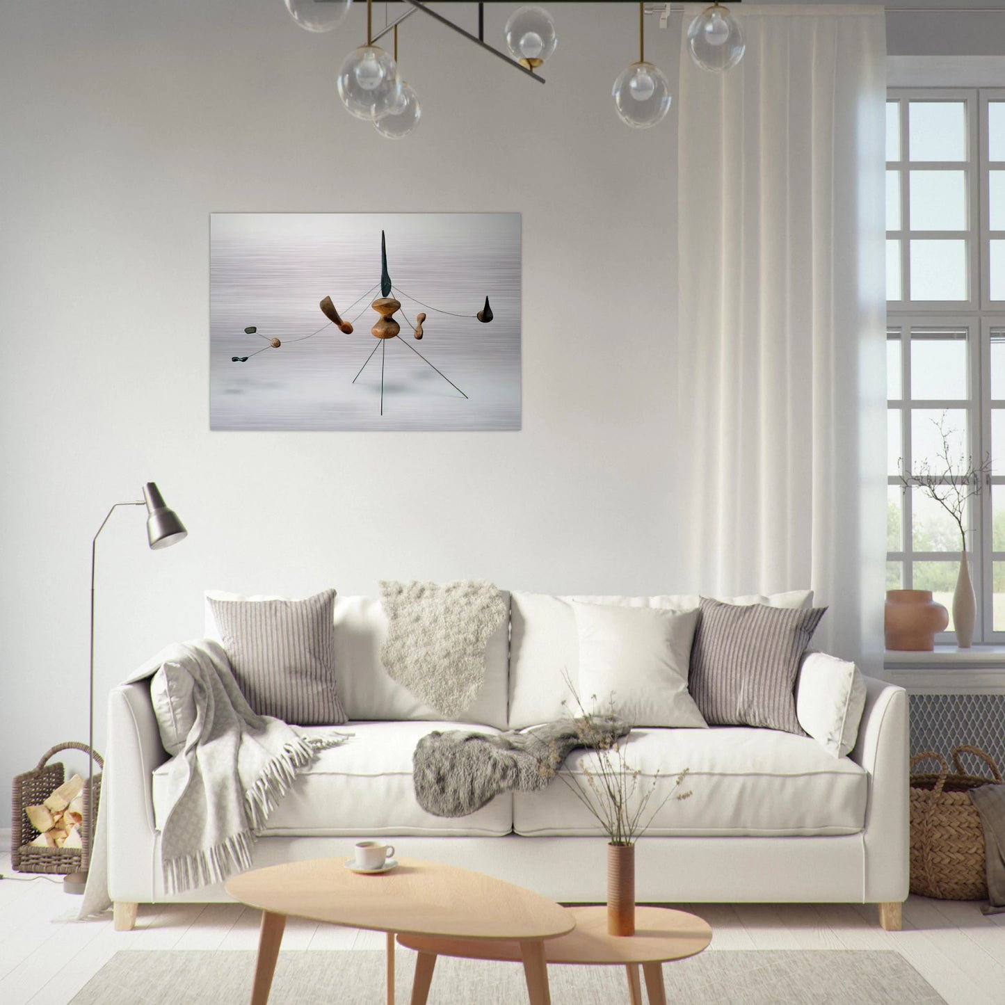 CONSTELLATION 1942 - Alexander Calder Brushed Aluminum Print - 70x100 cm / 28x40 inches | Alexander Calder Aluminum Print | Alexander Calder Prints