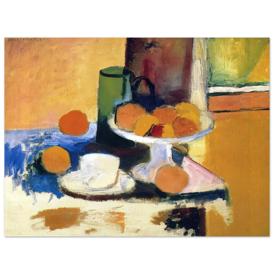 Henri Matisse - STILL LIFE WITH ORANGES II 1899  75x100 cm / 30x40inches Fine Art Poster