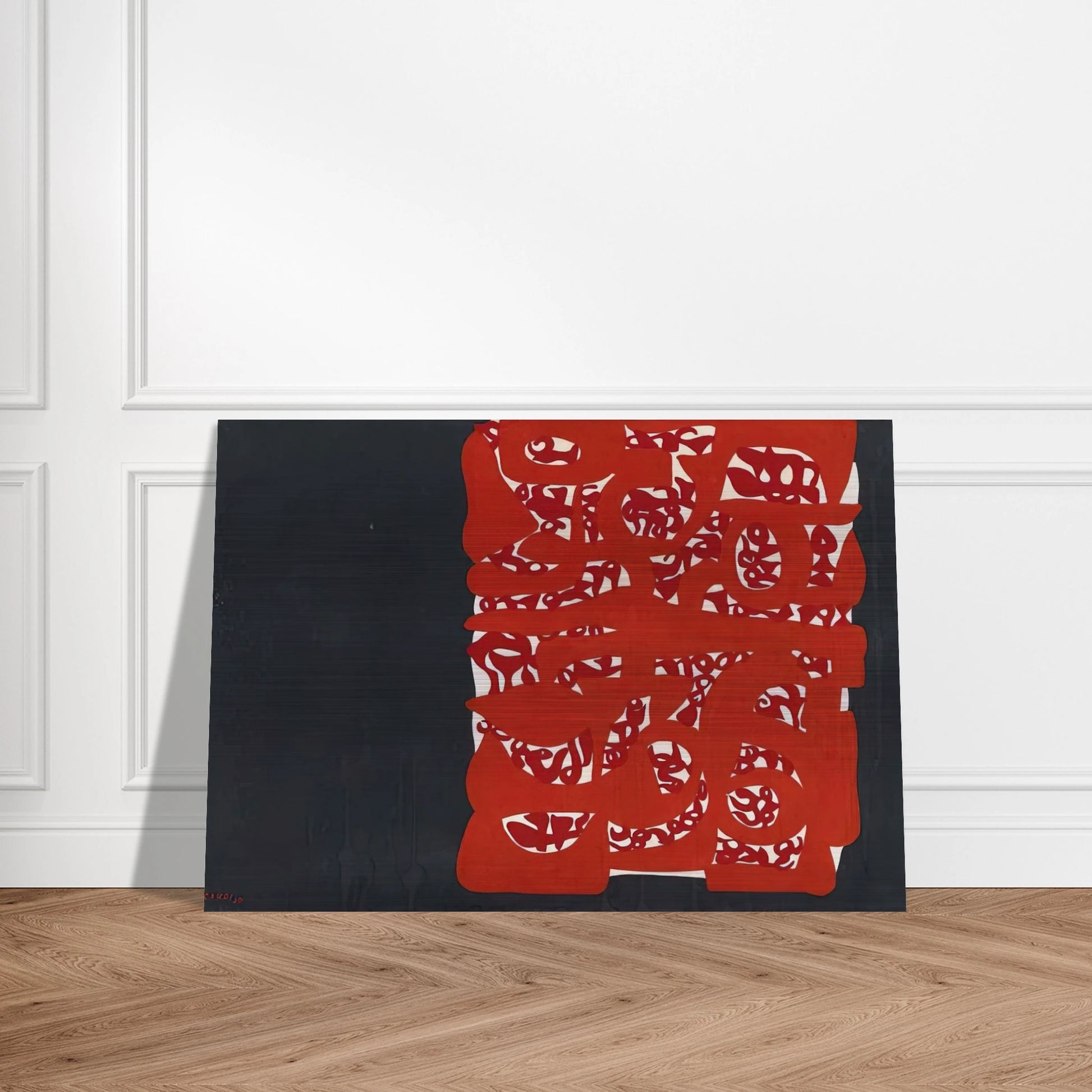 Rettangolo rosso - 1960 - Carla Accardi Brushed Aluminum Print - 70x100 cm / 28x40 inches | Carla Accardi Aluminum Print | Carla Accardi Prints