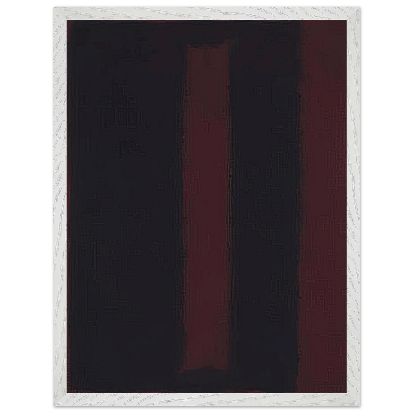 Mark Rothko - Black on Maroon - 1959 Wall Art - 21x29.7 cm / 8x12" - Premium Wooden Framed Poster With Fine Art Paper-canvas - Wood frame