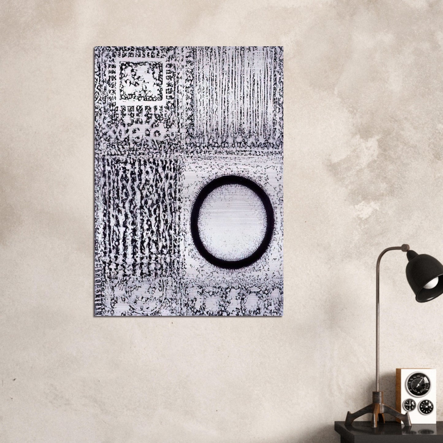 Circle by the Falling Waters - 1980 - Richard Pousette-Dart Brushed Aluminum Print - 70x100 cm / 28x40 inches | Richard Pousette-Dart Aluminum Print | Richard Pousette-Dart Prints