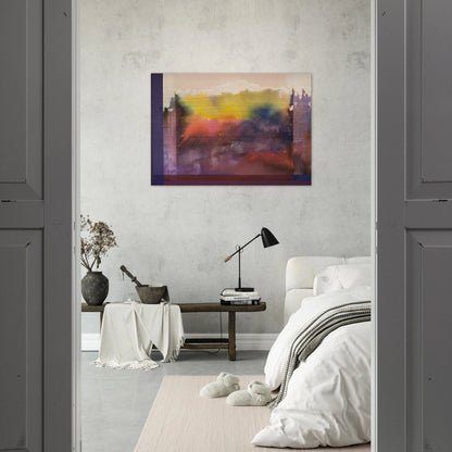 Vision Of Paradise - 1985 - Ronnie Landfield Brushed Aluminum Print - 70x100 cm / 28x40 inches | Ronnie Landfield Aluminum Print | Ronnie Landfield Prints