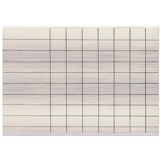 Grid Lines from the series Line Form Color - Ellsworth Kelly Brushed Aluminum Print - 70x100 cm / 28x40 inches | Ellsworth Kelly Aluminum Print | Ellsworth Kelly Prints