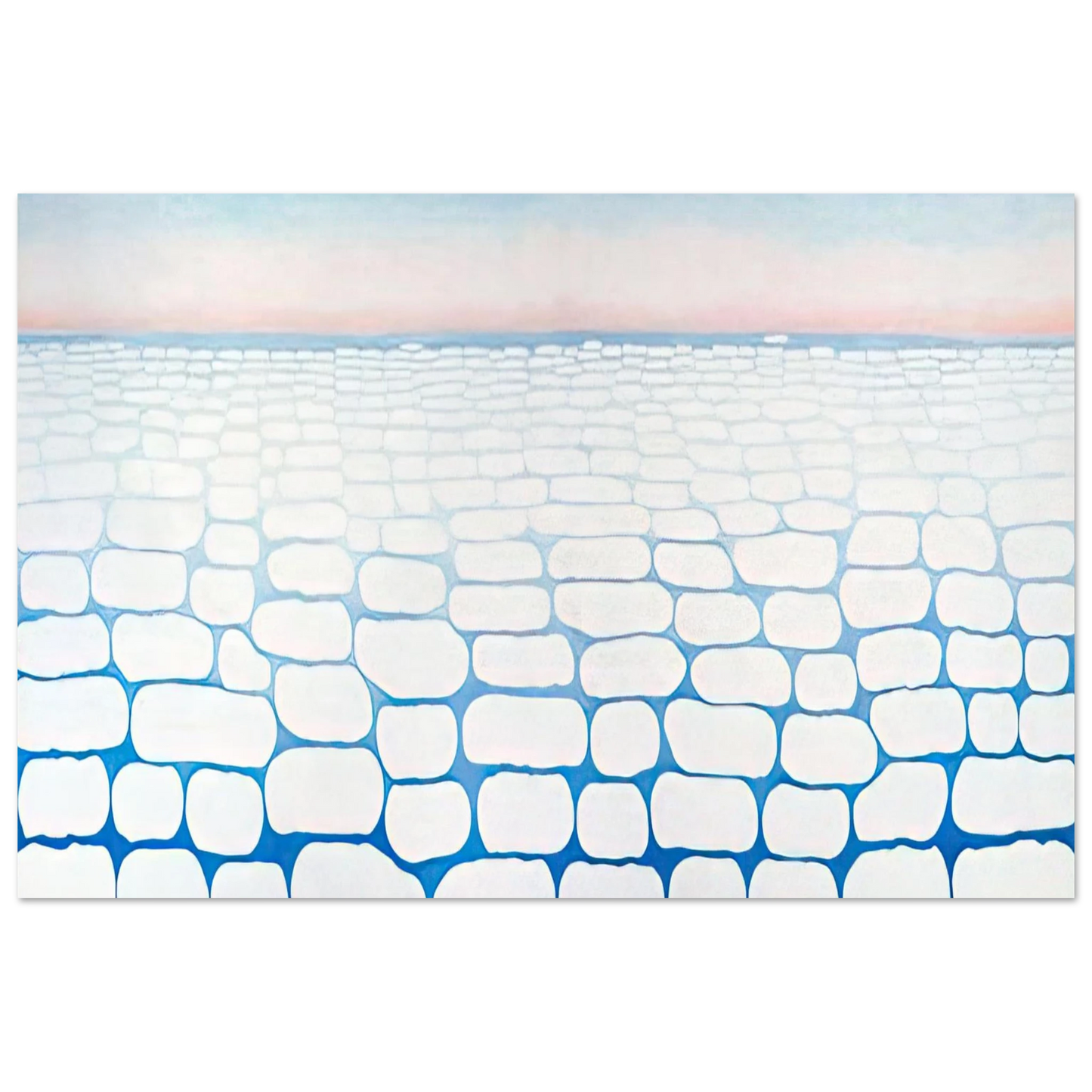 Georgia O'Keeffe - Sky Above Clouds IV Fine Art Poster