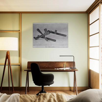 Röyi - 1945 - Gyula Kosice Brushed Aluminum Print - 70x100 cm / 28x40 inches | Gyula Kosice Aluminum Print | Gyula Kosice Prints