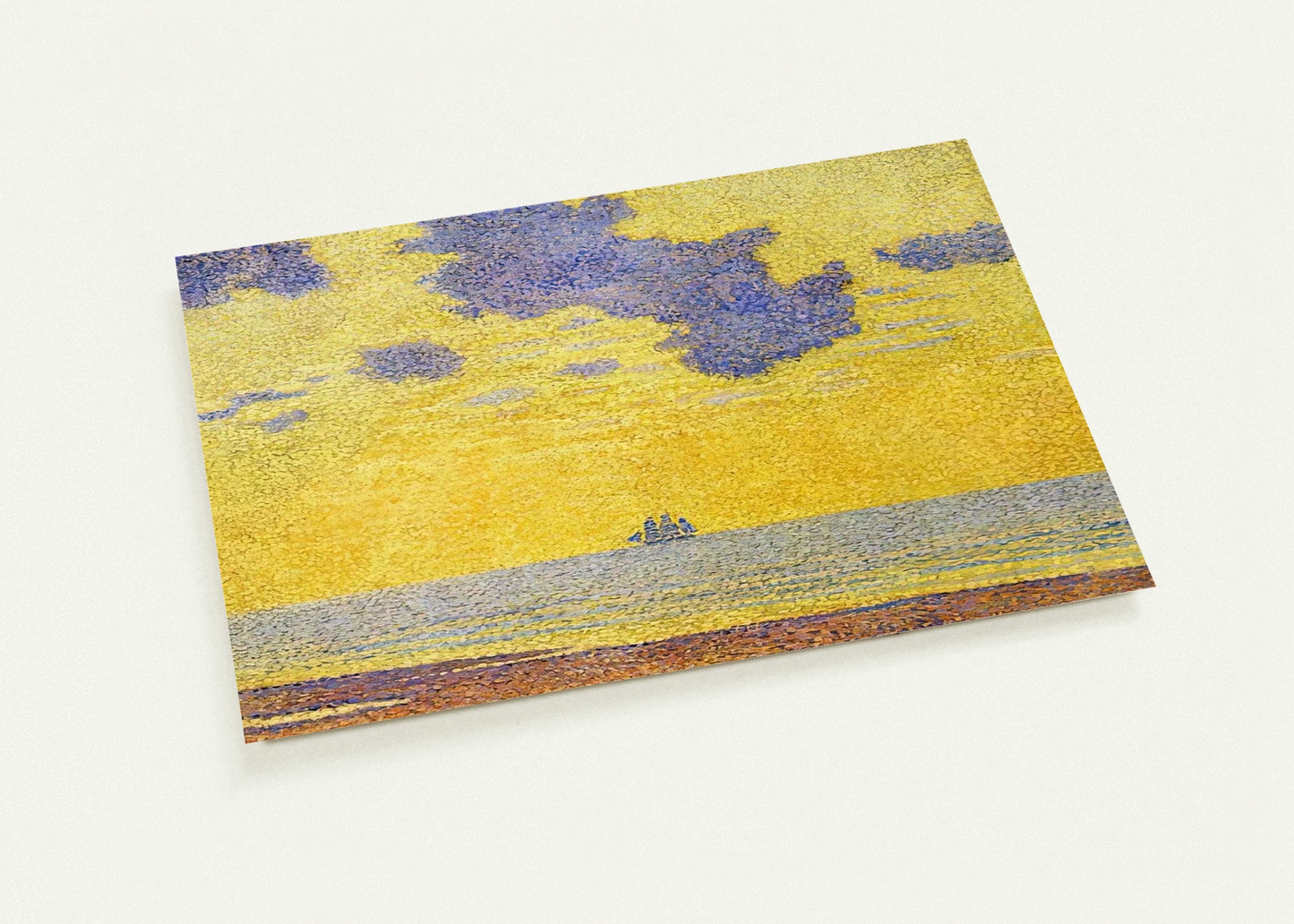 BIG CLOUDS 1893 By Theo van Rysselberghe Pack of 10 Post Cards | Theo van Rysselberghe Post Cards | A6 (10.5 x 14.8 cm) - 4.1 x 5.8 inches