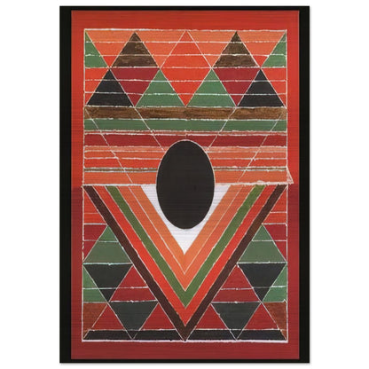 Bijh - Abstract Art - S. H. Raza Brushed Aluminum Print - 70x100 cm / 28x40 inches | S. H. Raza Aluminum Print | S. H. Raza Prints
