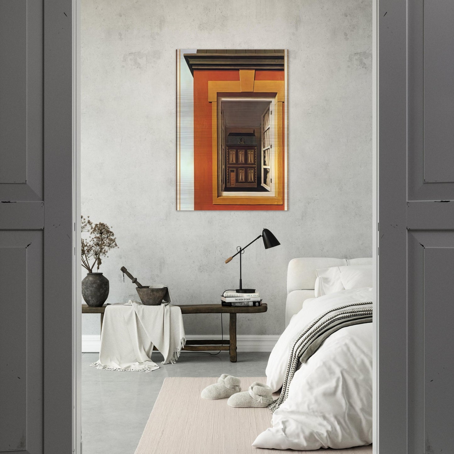 IN PRAISE OF DIALECTICS 1937 - Rene Magritte Brushed Aluminum Print - 70x100 cm / 28x40 inches | Rene Magritte Aluminum Print | Rene Magritte Prints