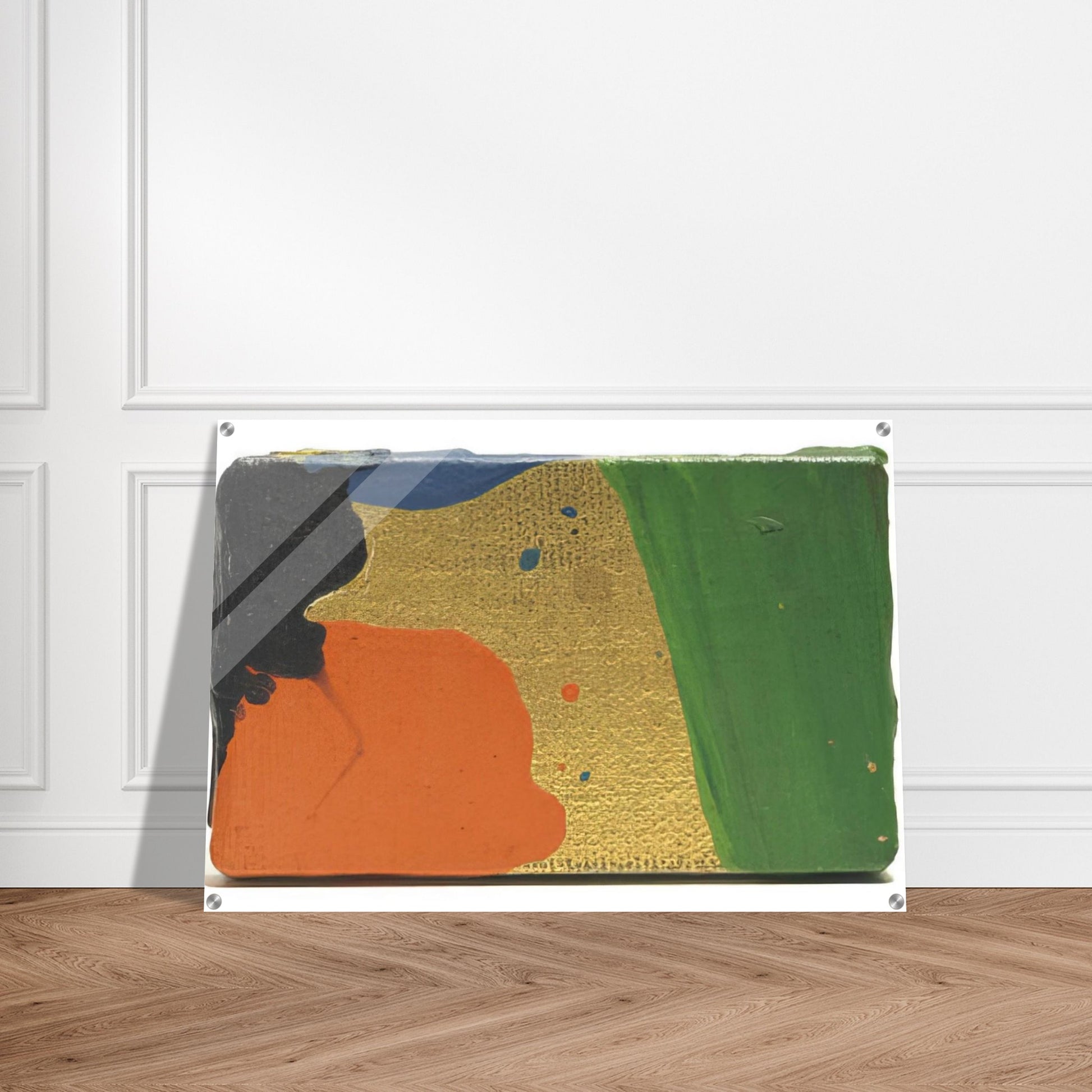 Untitled  Sam Francis for Arnold Newman  - Sam Francis Acrylic Print - 70x100 cm / 28x40″ inches | Sam Francis Wall Art | Sam Francis Prints