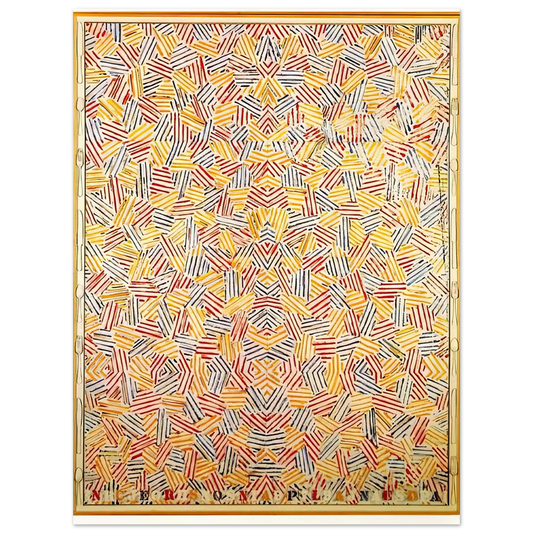 Jasper Johns - DANCERS ON A PLANE  75x100 cm / 30x40inches Fine Art Poster